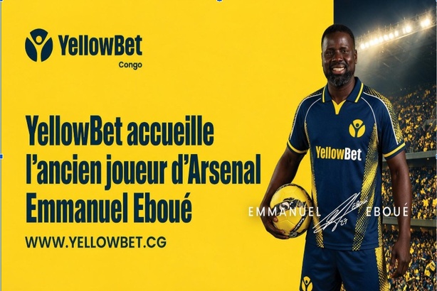 YellowBet accueille l’ancien joueur d’Arsenal Emmanuel Eboué YellowBet accueille l’ancien joueur d’Arsenal Emmanuel Eboué