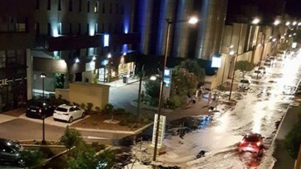 Des dizaines de milliers de litres de vin inondent Sète Des dizaines de milliers de litres de vin inondent Sète