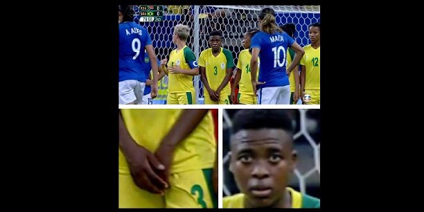 Rio 2016: ce geste d’une joueuse sud-africaine lors d’un coup-franc suscite la polémique