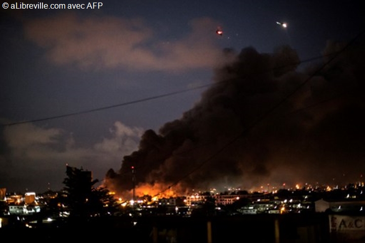 Urgent: l’Assemblée nationale Gabonaise incendiée !