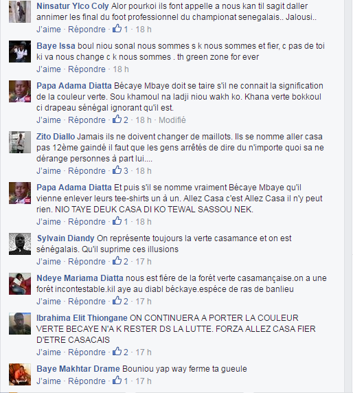 La bourde de Bécaye Mbaye de la 2STV, sur les supporters de "Aller Casa", vivement dénoncée sur les réseaux sociaux