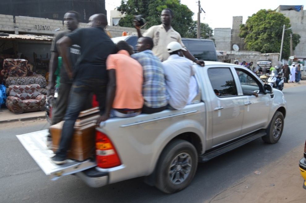 Photos de de la Levée du corps de Ibrahima Samb