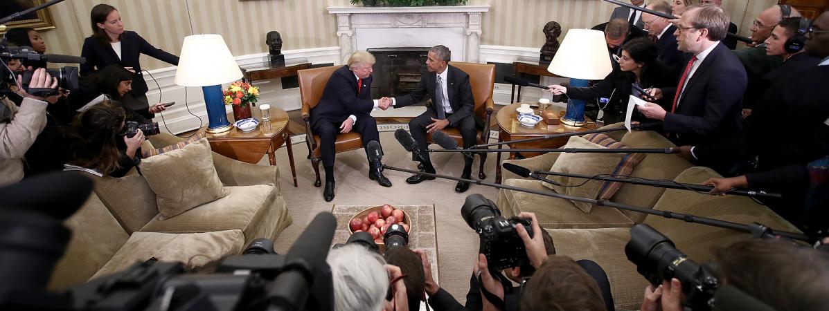 Tenus à l'écart par Donald Trump, les journalistes de la Maison Blanche s'inquiètent