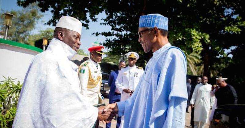 Le Président Buhari: «Jammeh a été très accueillant »