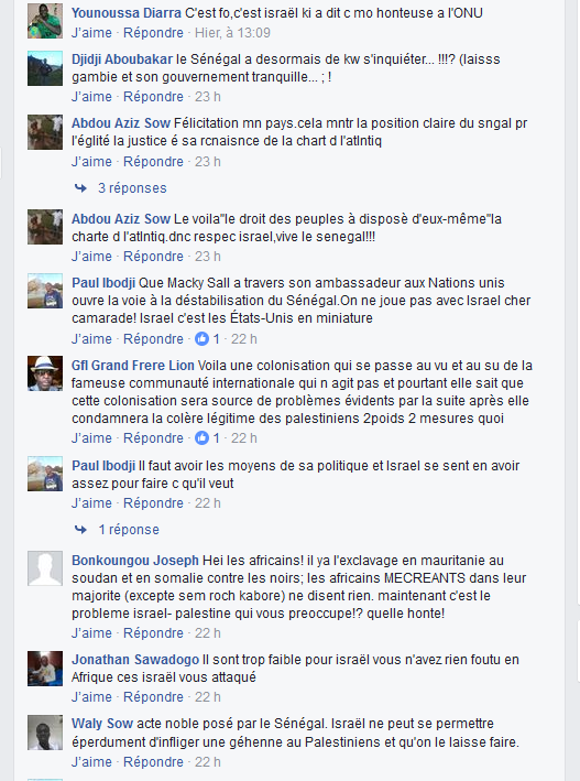 L’Arrêt de la Colonisation israélienne: Les internautes Africains saluent le "courage "du président Macky