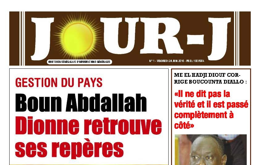 En difficulté financière: Gaston Mbengue ferme son quotidien "Jour J"