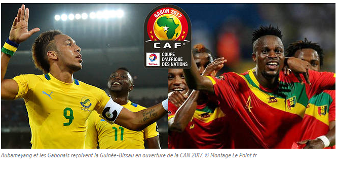 Can 2017: le Gabon échoue devant le petit poucet Bissau Guinéen