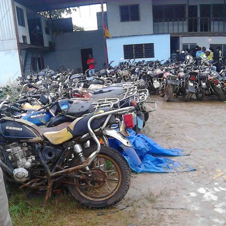 105.000 motos identifiées circulent dans le pays