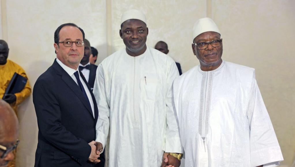 La France déroule le tapis rouge à Adama Barrow aujourd'hui