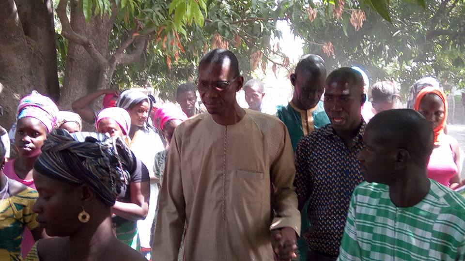 Le président de l'Udr/Dooley Yakaar, Mansour Ndiaye dans le Pakao 