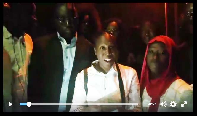 Devant le Palais, les Apéristes de Guédiawaye défient Macky : «Qu'il pleuve, qu'il neige ou qu'il vente, Aliou Sall sera investi »