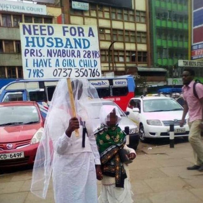 Une Kenyane à la recherche d'un mari