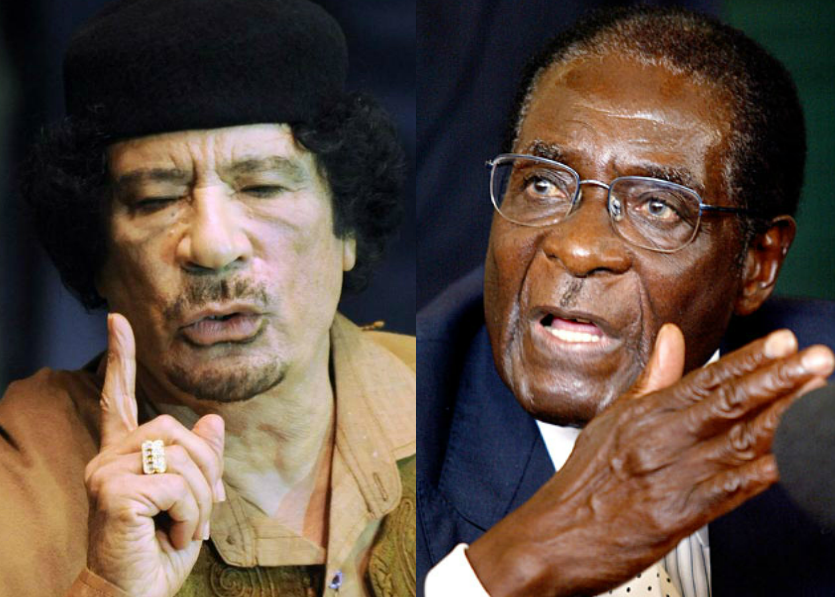 Robert Mugabe dénonce la complicité de l’Afrique du Sud, du Gabon et du Nigéria dans la mort de Khadafi