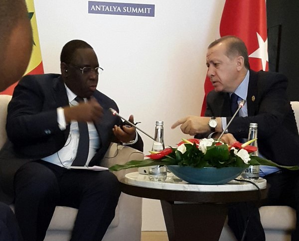 Les présidents Macky Sall et Recep Tayyip Erdogan se sont entretenus au téléphone