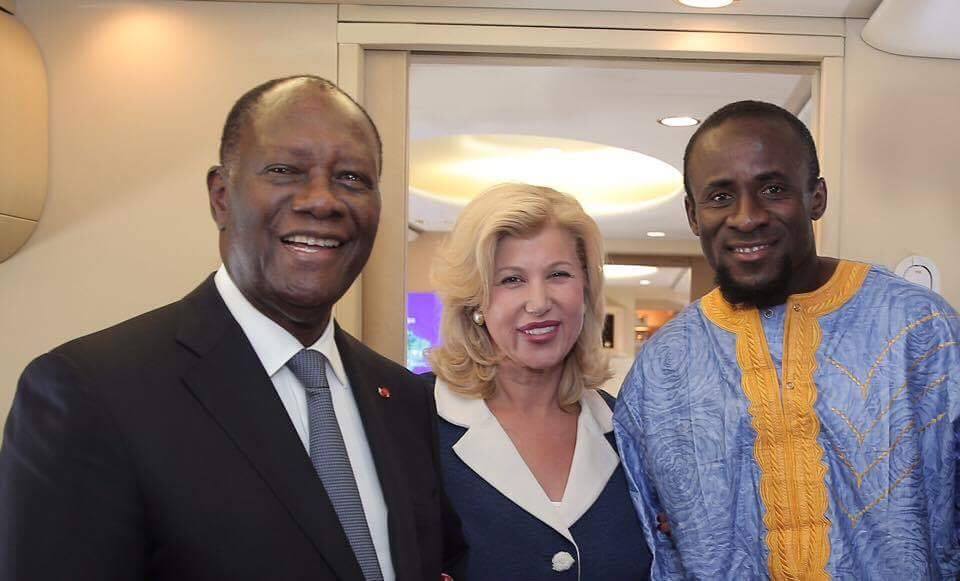 Portugal: le Président Ouattara reçoit le footballeur ivoirien Seydou Doumbia 