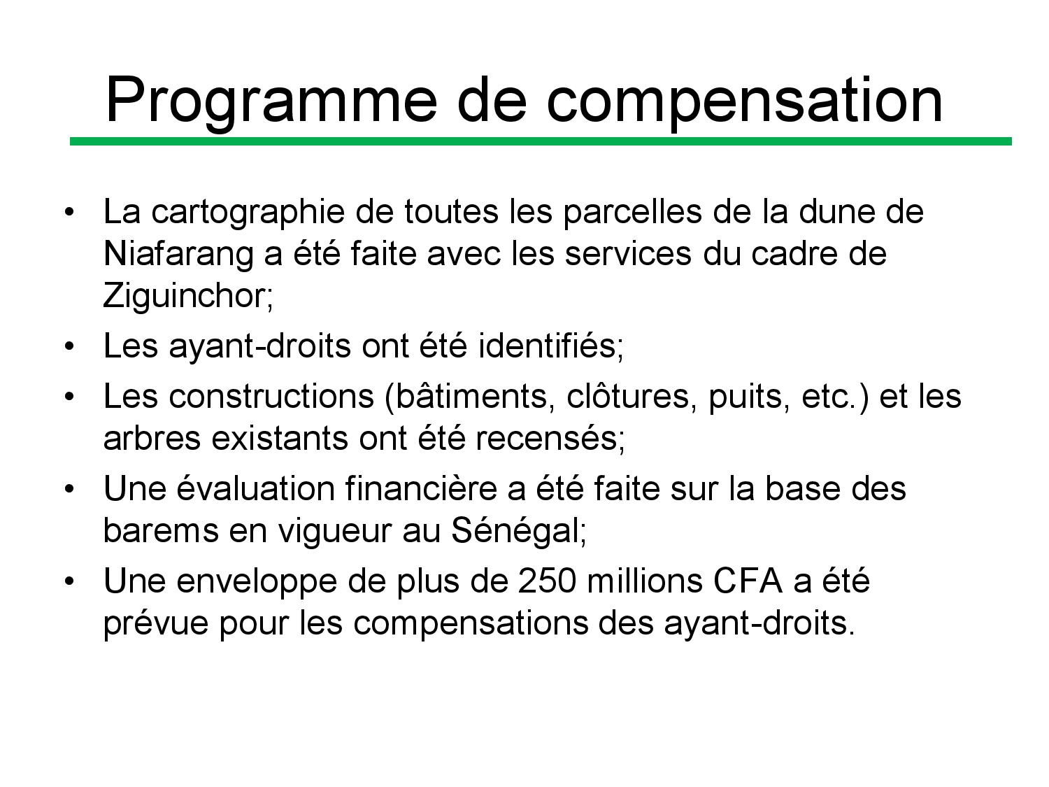 "L’exploitation du zircon à Niafrang, n’aura aucun impact sur les rizières de la localité" (Documents)