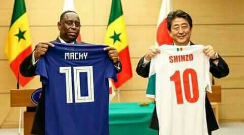 Macky Sall: le numéro 10 de l'équipe nationale du Japon 
