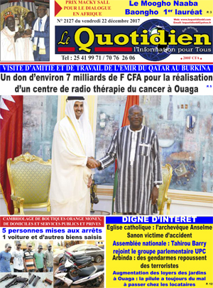 Remise du prix "Macky Sall pour le dialogue en Afrique": un non événement au Burkina Fasso