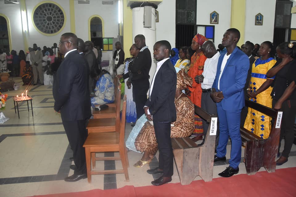 Abdoulaye Baldé à la Cathédrale Saint Antoine de Padoue de Ziguinchor