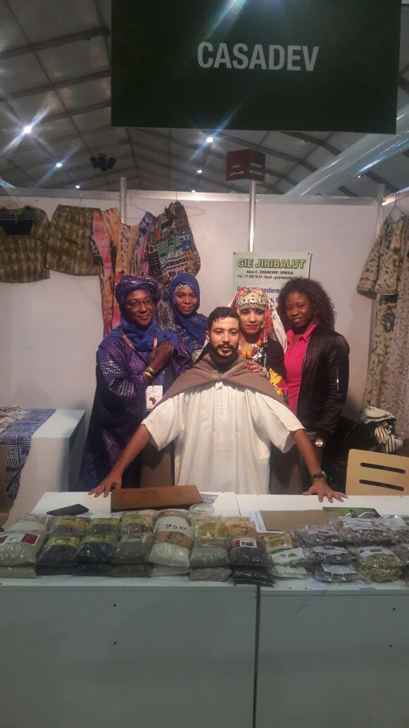 Ndeye Ndiaye Atlanta, présidente de "Casa Dev" a envoyé des femmes au salon de Casablanca