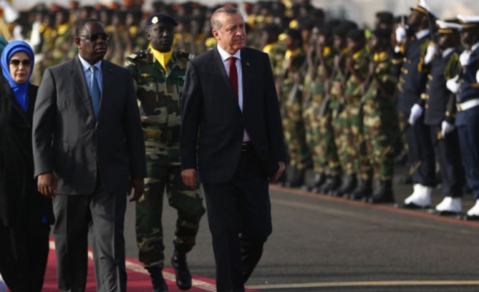 Recep Tayyip Erdoğan sera bel et bien  à Dakar