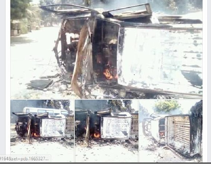 Dernière minute: un véhicule de l'administration brûlé à Ziguinchor