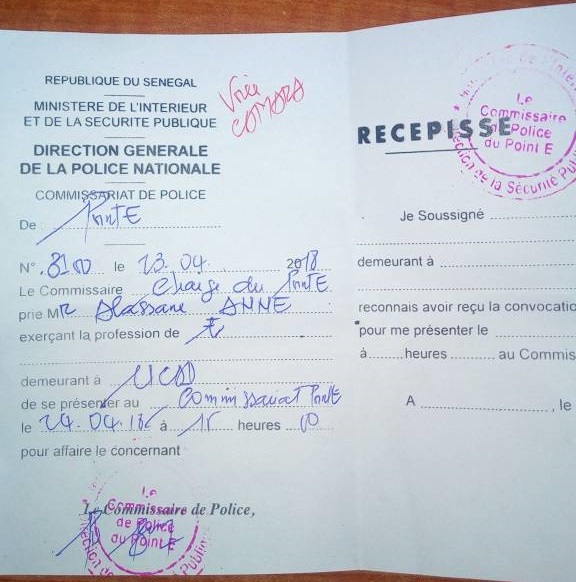 Injures et menaces:  Le fils du DG du COUD s'excuse pour éviter la prison