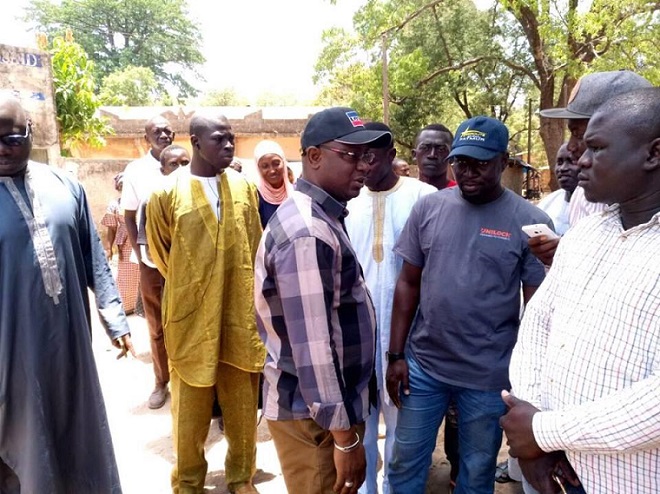 Mamadou Lamine Keita visite les chantiers de sa mairie