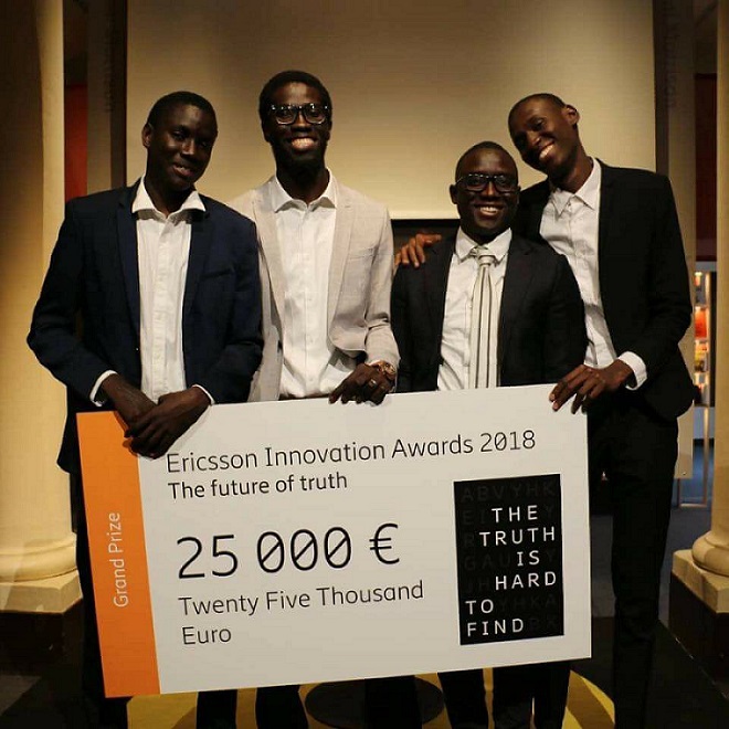 "Le grand prix des Ericsson Innovation Awards 2018",  remporté par les étudiants de Ziguinchor 