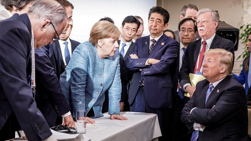 Coup de tonnerre, Trump se désolidarise du communiqué commun du G7 sur le commerce