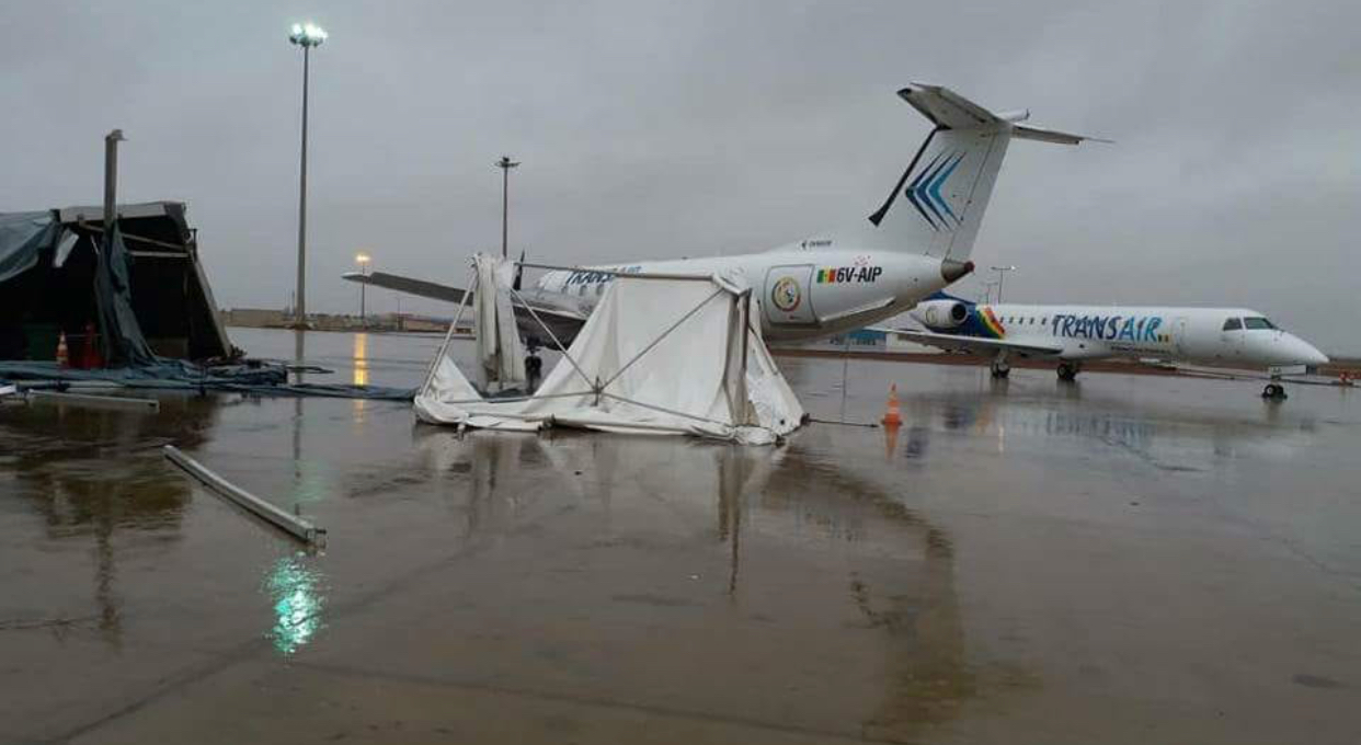 L' Aéroport international Blaise Diagne inondé: Plusieurs dégâts et des vols annulés  