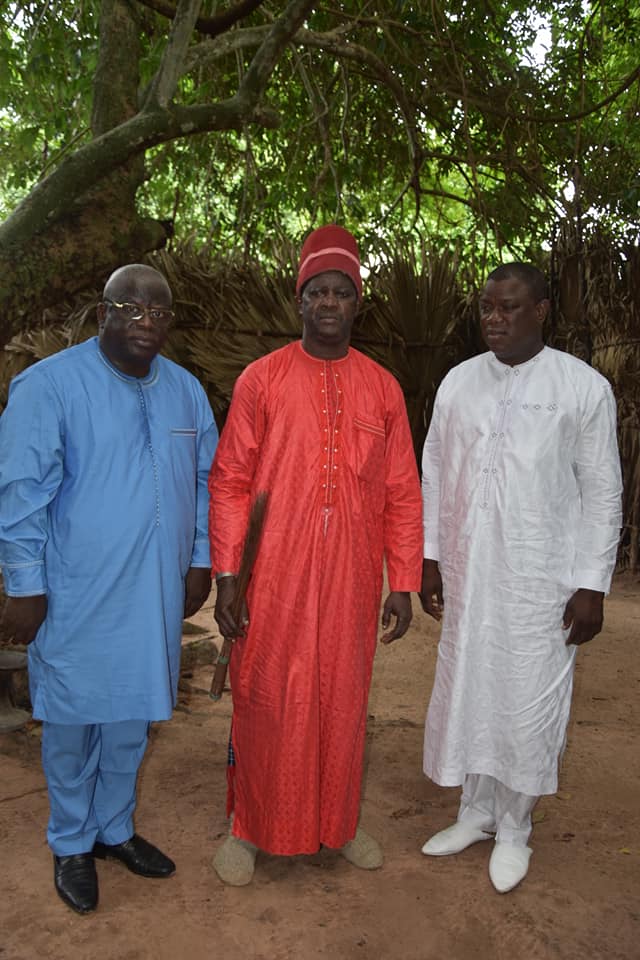 Présidentielle: Baldé reçu chaleureusement par le roi d'Oussouye