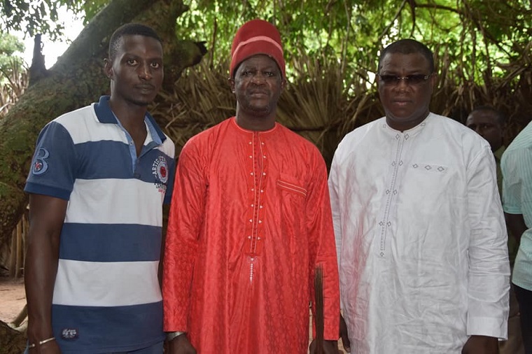 Présidentielle: Baldé reçu chaleureusement par le roi d'Oussouye