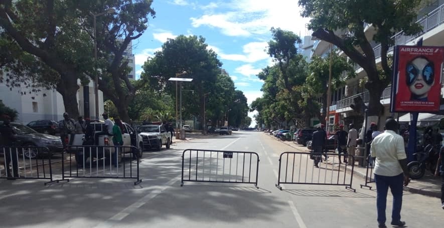 Manifestation de l'opposition: arrêt de la circulation dans la ville de Dakar 