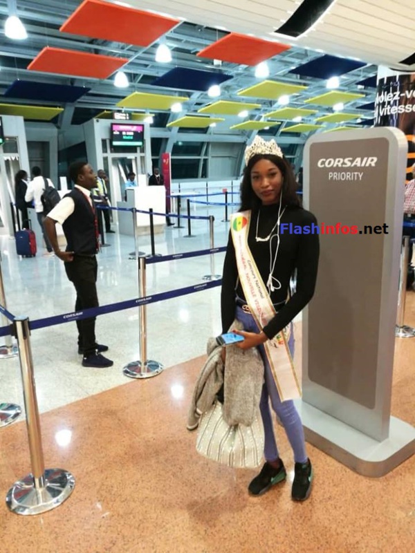 Yacine Dieng Thiam, Miss Sénégal 2017 visite Paris