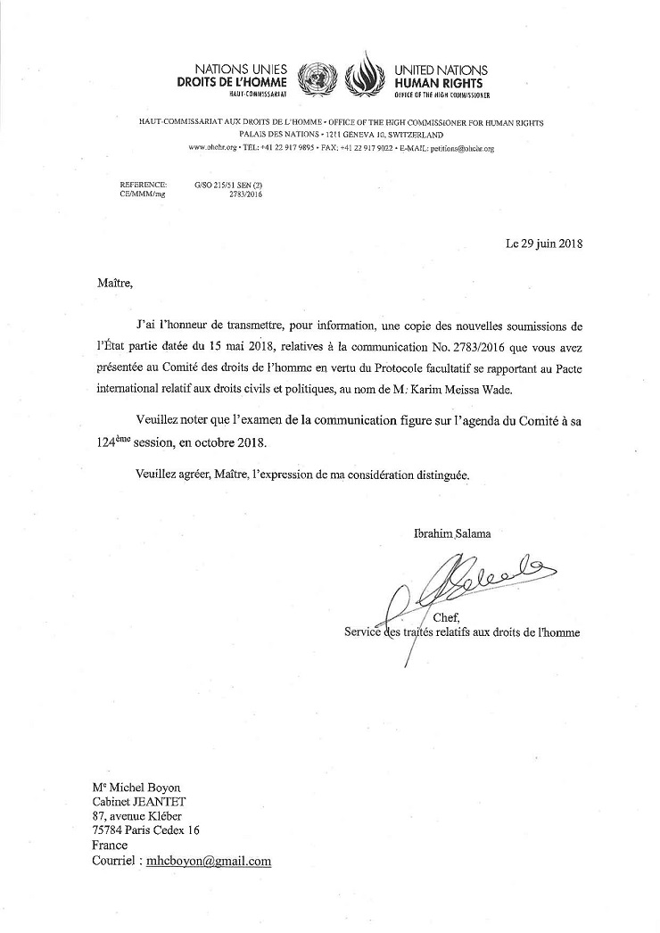 Exclusif: L’État s’est engagé à ne pas arrêter Karim Wade (DOCUMENTS) 