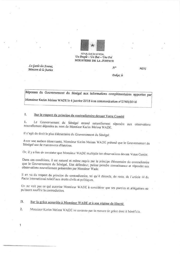 Exclusif: L’État s’est engagé à ne pas arrêter Karim Wade (DOCUMENTS) 