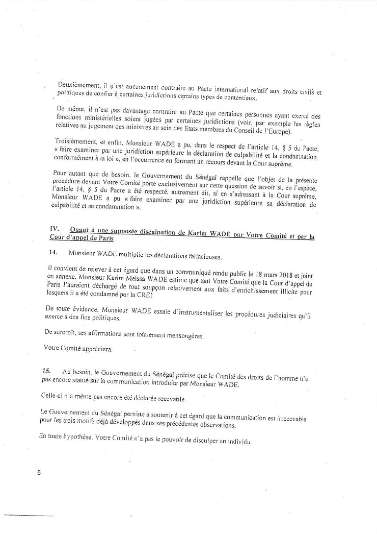 Exclusif: L’État s’est engagé à ne pas arrêter Karim Wade (DOCUMENTS) 