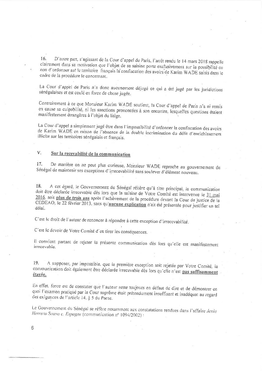 Exclusif: L’État s’est engagé à ne pas arrêter Karim Wade (DOCUMENTS) 