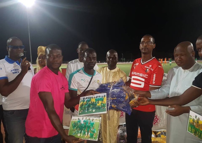 Mame Boye Diao, en mode sportif, gâte les jeunes de Kolda