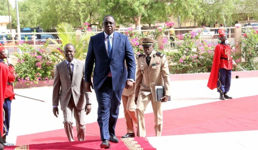  ​​Le président Macky Sall à Nouakchott