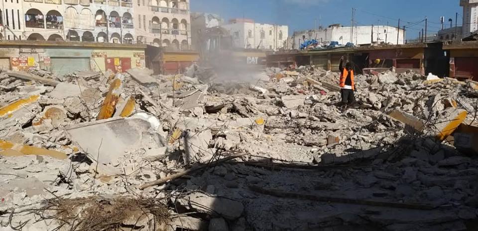 Démolition du marché de Arafte en image 