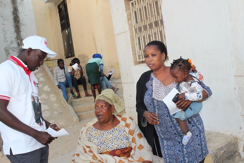 Victoire Sadio Diouf balise le terrain à Macky Sall(Photos)