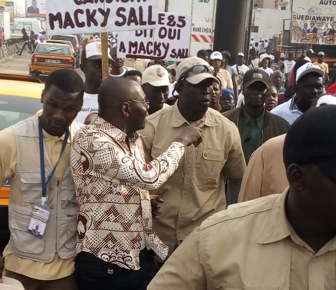 Caravane de Macky aux Parcelles Assainies: Ansoumana Danfa a assuré la mobilisation