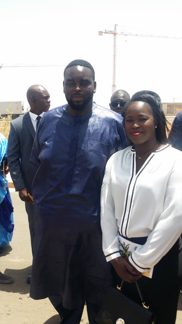 Dieynaba Goudiaby, présidente de l'UCTM à la prestation de serment de Macky