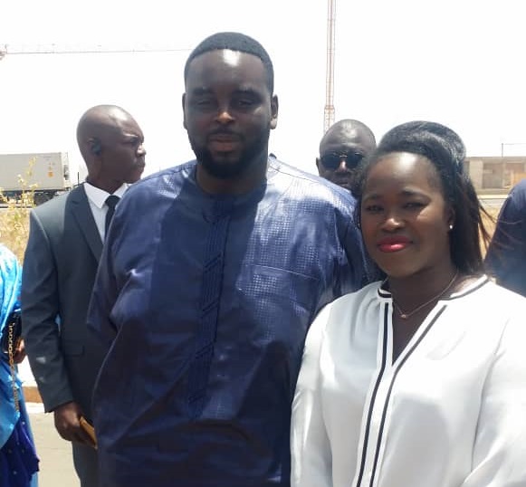 Dieynaba Goudiaby, présidente de l'UCTM à la prestation de serment de Macky