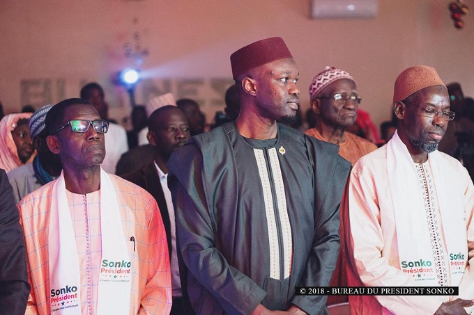 Ousmane Sonko au Magal de Darou Moukhty 