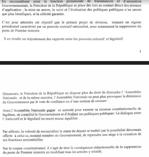 Révision de la Constitution: Macky perd le pouvoir de dissoudre l'Assemblée nationale