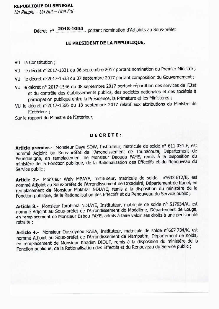 Abdouaye Bibi Baldé nommé nouveau DG de la poste 