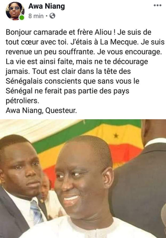 Attaquée, Awa Niang supprime son post et accuse les pirates  